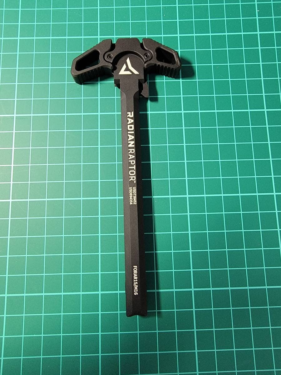 MWS用 FCD ACF タイプ チャージングハンドル 茶 SLR RADIAN IRON AIRSOFT SLR RADIAN RAPTORタイプ アンビチャージング